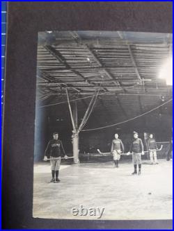 Rare 1910 USMC Ice Hockey Team at Olongapo -with Extras Philippines USS Tennessee