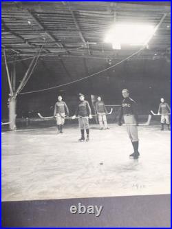 Rare 1910 USMC Ice Hockey Team at Olongapo -with Extras Philippines USS Tennessee