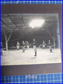 Rare 1910 USMC Ice Hockey Team at Olongapo -with Extras Philippines USS Tennessee