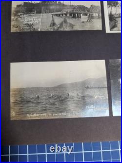 Rare 1910 USMC Ice Hockey Team at Olongapo -with Extras Philippines USS Tennessee