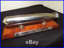 Rare 1949 WWII Museum of Science and Industry Model Navy Submarine Mark Torpedo