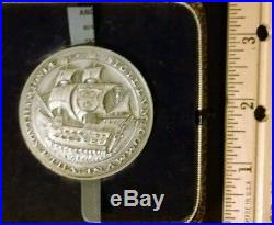 Rare 1957 Medal HMS Ark Royal-Southhamton NATO Ships Gallion, Royal Navy
