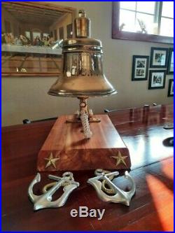 Rare Antique U. S. Navy Foredeck Bell Dating from the Turn of the 20th Century