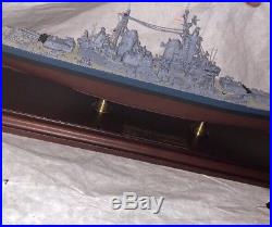 Rare BB-63 Battleship USS Missouri 1945 WWII Ship Boat! Danbury Mint! 1/500