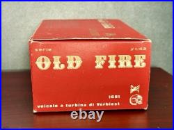 Rare Brumm 1/43 Verbiest 1681 Turbine Vehicle Model Old Fire Series- made Italy