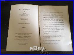 Rare Commissioning Program U. S. S. Kearsarge March 2,1946