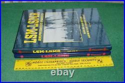 Rare LSM-LSMR WWII Amphibious Forces Landing Ship Medium Rocket Volume 1 & 2 HC