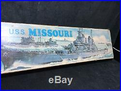 Rare Life Like Hobby Kits Uss Missouri Ship Model No. B239 USA Made