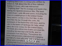 Rare US Rear Admiral Robley D. Evans Fighting BOB Naval Brass Brooch Pin Back