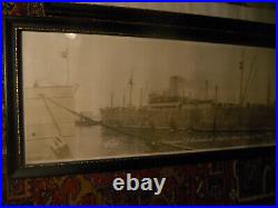Rare USS FJ F. J. LUCKENBACK Naval TRANSPORT Ship May 19 1919 Ships Company PHOTO