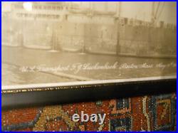 Rare USS FJ F. J. LUCKENBACK Naval TRANSPORT Ship May 19 1919 Ships Company PHOTO