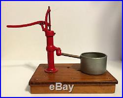 Rare! Wwii Vet Mini Water Pump Henry Arends Sd Historic Article Salesman Sample