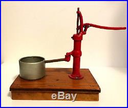 Rare! Wwii Vet Mini Water Pump Henry Arends Sd Historic Article Salesman Sample