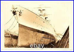 Rare photos USS COLORADO WW2 BATTLESHIP BB45 ship building SHIPYARD DRYDOCK 1923