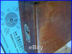 Rarest Official 1942 Ww2 Hamilton Model M22 U. S. Navy Deck Chronometer &wood Box