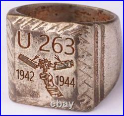Ring U263 Attack 1942-44 U-boat WW2 German naval submarine U-Boot Kriegsmarine N