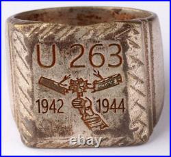 Ring U263 Attack 1942-44 U-boat WW2 German naval submarine U-Boot Kriegsmarine N