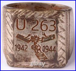 Ring U263 Attack 1942-44 U-boat WW2 German naval submarine U-Boot Kriegsmarine N