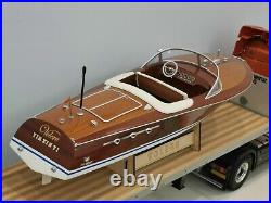 Riva volere Yacht 114 580200 mm Wooden model RC boats finish model