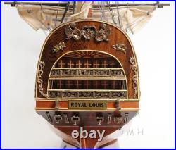 Royal Louis E. E. Admiral Line Handmade Wooden Model Ship Fully Assembled