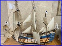 Royal Sun French Ship Model Made By Hand