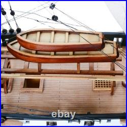 Russian Brig Merkuriy, Mercury Painted Tall Ship Wooden Medium Model 32.7 Built