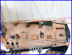 Russian Brig Merkuriy, Mercury Painted Tall Ship Wooden Medium Model 32.7 Built