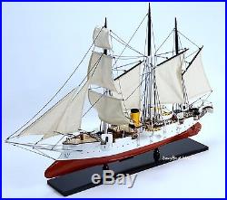 Russian Imperal Navy KORIETZ Gunboat 34 Handmade Wooden Boat Model