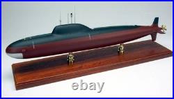 Russian Navy Alfa Class Nuclear Attack Submarine Desk Ship Boat 1/130 SC Model