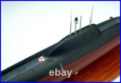 Russian Navy Alfa Class Nuclear Attack Submarine Desk Ship Boat 1/130 SC Model