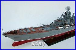 Russian Navy Battlecruiser Pyotr Velikiy Museum Quality War Ship Model 39