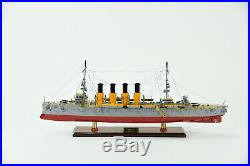 Russian Protected Cruiser Varyag Handcrafted Wooden Ship Model 31