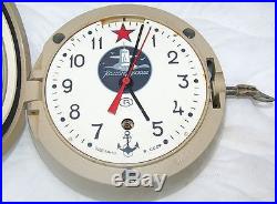 Russian Soviet Submarine Navy Marine Ship Clock