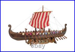 SAILINGSTORY Wooden Viking Ship Model Drakkar Oseberg 1/35 Scale Replica Scan
