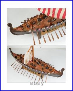 SAILINGSTORY Wooden Viking Ship Model Drakkar Oseberg 1/35 Scale Replica Scan