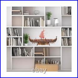 SAILINGSTORY Wooden Viking Ship Model Drakkar Oseberg 1/35 Scale Replica Scan