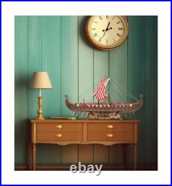 SAILINGSTORY Wooden Viking Ship Model Drakkar Oseberg 1/35 Scale Replica Scan