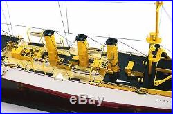 SMS Emden Imperial German Navy Dresden class Cruiser 32 Wooden Model War Ship