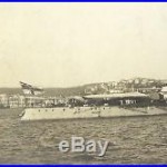 SMS Goeben Germany Military Vessel Constantinople Turkey Photo Postcard rppc
