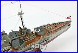 SMS Ostfriesland Handmade Battleship Wooden Model 40