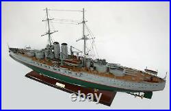 SMS Viribus Unitis Dreadnought Battleship Handcrafted Wooden Ship Model