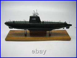 SS-346 USS Corporal Submarine Desktop Kiln Dried Mahogany Wood Model Regular New