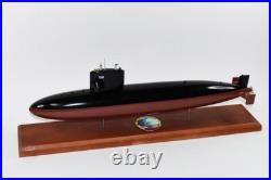 SS-581 USS Blueback, Barbel Class Submarine, 20 Mahogany Model