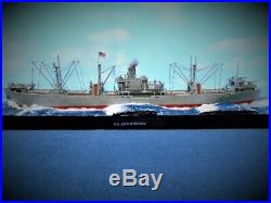SS John W Brown Liberty ship / Pro bulit diorama 1350 / FREE SHIPPING