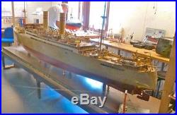 SS Stavangerfiord Cruise Ship 40 inch Hand Built Wooden Ship New