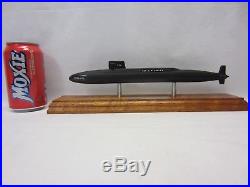 SSBN 656 Desk Display Submarine Model hand crafted by Portsmouth Naval Shipyard