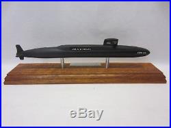 SSBN 656 Desk Display Submarine Model hand crafted by Portsmouth Naval Shipyard