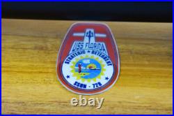 SSBN-728 USS Florida Submarine Model (Black Hull), Mahogany, Navy, 20 inch, Ohio