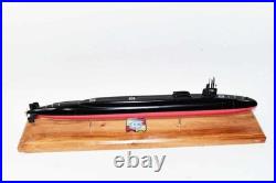 SSGN-728 USS Florida Submarine Model, Navy, Scale Model, Mahogany, 20 inch, Ohio
