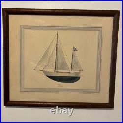 Sailboat Prints Set of 6 Nautical Ocean
